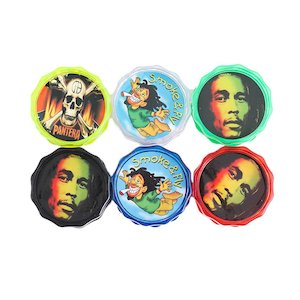 Grinders: NBT Plastic Grinder Bob Marley 2pcs