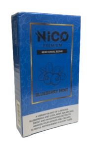 Shisha Flavours: Nico Premium Blueberry Mint 50g