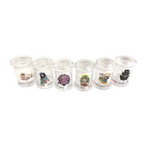 Containers: Shishaglass Stash Pop Top Storage Glass Jar JT