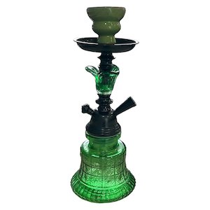 Egyptian Hookah: Shisha Glass SS8 Hookah 1x Hose 30cm