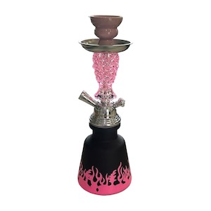 Shisha Glass SS6 Hookah 1x Hose 30cm