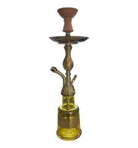 Egyptian Hookah: Shisha Glass SS2 Hookah 1x Hose 58cm