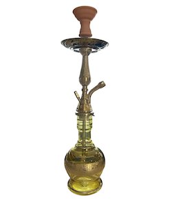 Shisha Glass SS1 Hookah 1x Hose 66cm