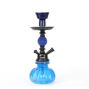 German Hookah: Shisha Glass Pearls Hookah 1xHose 22cm