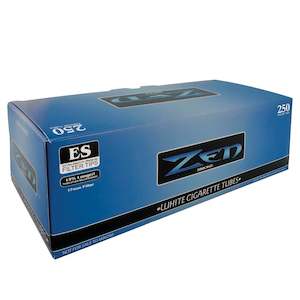 Zen White Empty Tubes Box