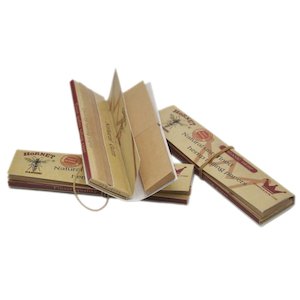 Rolling Papers With Tips: Hornet Organic Hemp Brown King Size Slim Rolling Papers + Tips