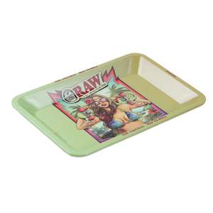 Raw Girl 2 Classic Rolling Tray SML3