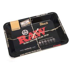 Rolling Trays: RAW Black Rolling Tray (Large)