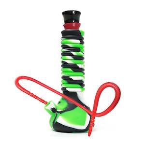 Silicone Waterpipes: Silicone Retractable Round Base Waterpipe 26cm-54cm