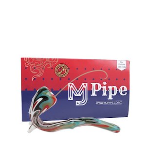 Glass Colorful Sherlock Smoking Pipe 16cm