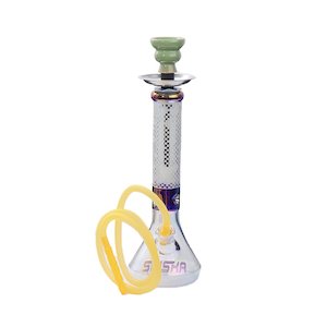Glass Waterpipes 18mm: Shisha Glass Sleek Shisha Pipe Vase 35cm