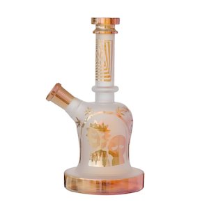 Glass Waterpipes 18mm: Shisha Glass Frosty Rick Shisha Waterpipe 20cm