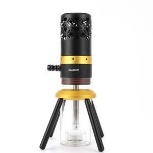 Best Selling: Shisha Glass Quadpod Mini Premium Hookah 1xHose 28cm