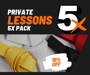 5x private Lesson pack