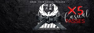 5x Casual passes