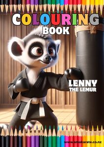 Products: Lenny the lemur colouring book