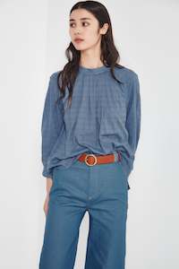 SS24-25: The Nova Top in Mid Blue