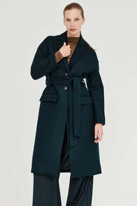 All: The Esther Coat in Deep Teal