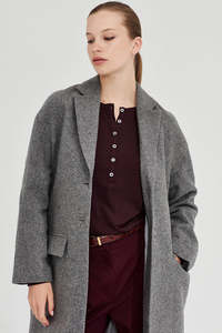 All: The Esther Coat in Grey Marle