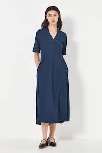 SS24-25: The Monaco Dress in Airforce Blue