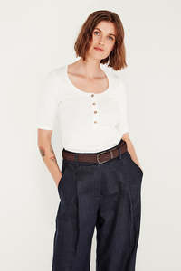 All: The Lila Tee in White