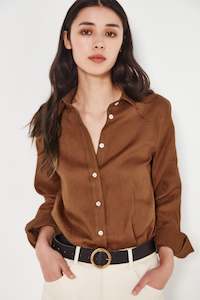 SS24-25: The Roswell Shirt in Rust