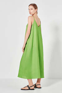 Outlet: The Marnie 2-Way Sun Dress in Lime