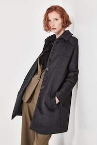 A Winter Coat: The Pallenburg Coat in Charcoal