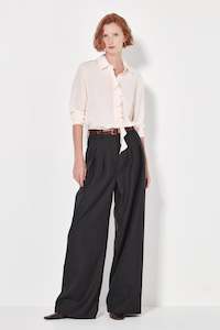 A Tailored Pant: The Oslo Trouser in Charcoal