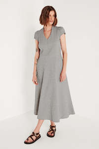 All: Crosby Dress in Midnight Gingham