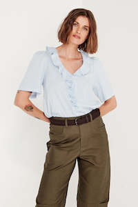 Freya Blouse in Cornflower