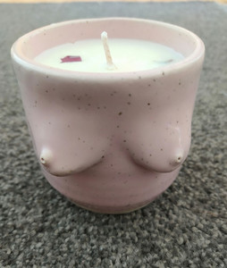 Products: Double breasted Shocking Pink scented Candle Shockingpink