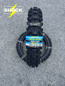 Electric Dirt Bike Tyres Nz: Maxi Grip 120/90-18 SG1 Tyre