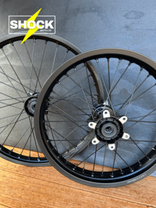 Electric Dirt Bike Rims Nz: Surron Ultra Bee 21/18 Off-Road Wheel Set – 7075 Rims