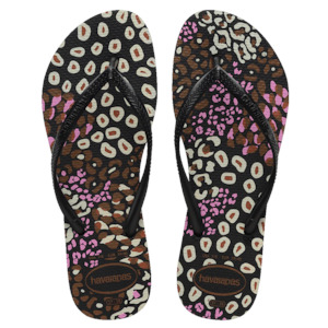 Slides: .Havaianas Womens Slim Animals Flip Flops - (7892) - HVAF - F