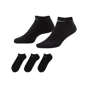 .Nike Unisex Everyday Cushion No Shows Black 3pk - (SX7673 010) - F