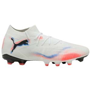 .PUMA FUTURE 8 MATCH FG/AG Boots - WHITE/BLACK/RED - (108593-01) - RJ8 - R2L17