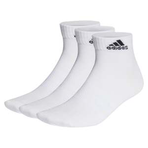 .ADIDAS THIN AND LIGHT ANKLE SOCKS 3pk - WHITE - (HT3468) - F