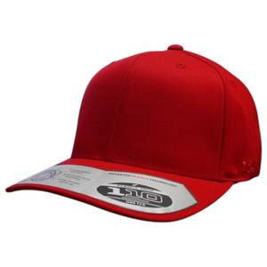 Teamsports 110 Flexfit Perma Curve Cap RED (LARGE SIZE) - (6110/PC05) - F