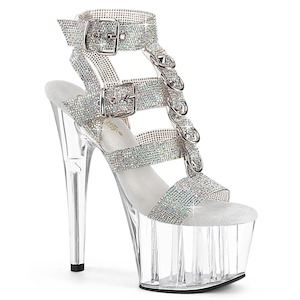 AB: ADORE-756RS Silver AB Rhinestones TPU/Clear