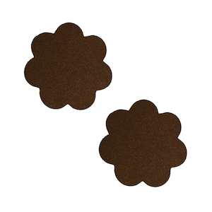 Chocolate Nude Back To BAEsics Petal Nipple Cover Pasties