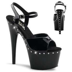 Wbff Competition Shoes: ADORE-709LS Black/Black