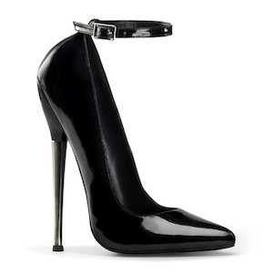 Fetish And Kink Shoes: DAGGER-12 Black Patent