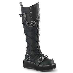 All Shoes: EMILY-221 Black Vegan Leather