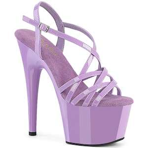 We Hear You Like Lilac: ADORE-713 Platform Shoes Lavender Patent Lavender