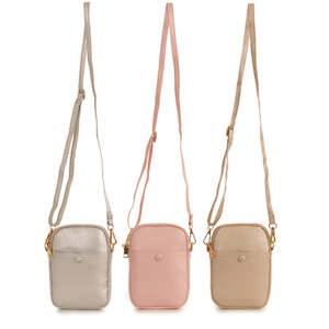 Sassy Duck: Sassy Duck Peachy Metallic Cross Body