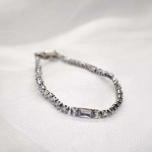 Jewellery: Gregory Ladner CZ Tennis Bracelet