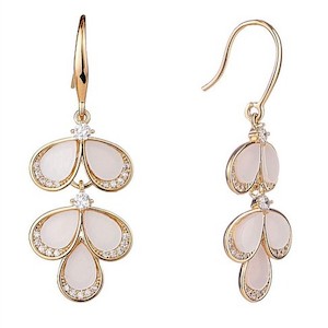 Jewellery: Gregory Ladner Mother Of Pearl Drop Earrings