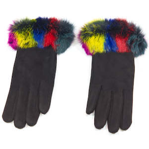 Scarves Gloves Beanies: Sassy Duck Multi Gloves
