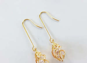 Jojo B: Jojo B Tiffany Swirl Earrings
